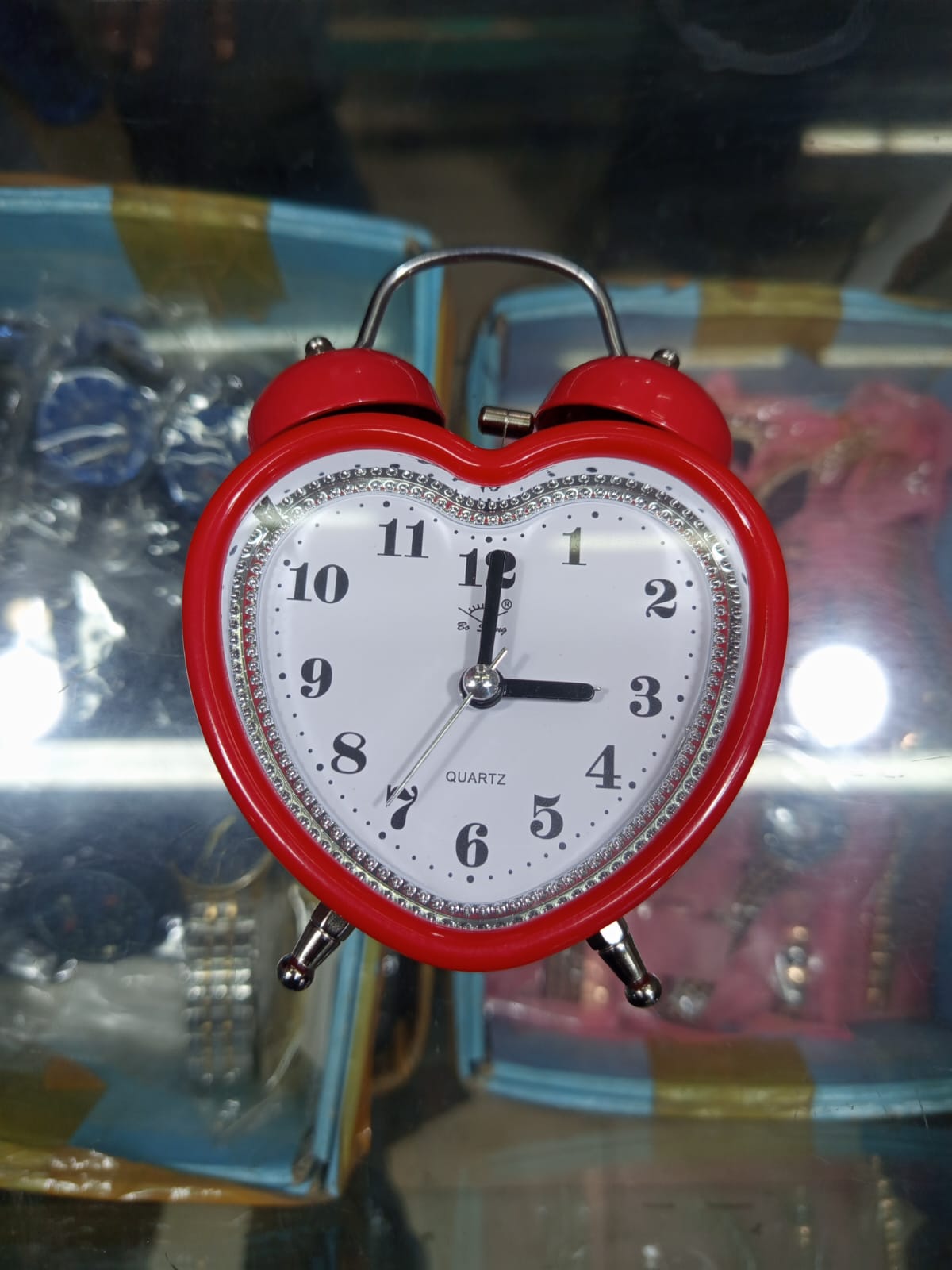 Small Table Alarm Clock Bell Round